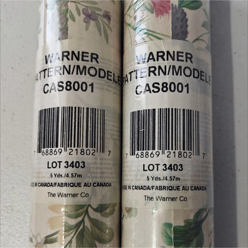 2 Rolls Vintage Wallpaper Border New Garden Herbs Wildflowers Earthy Cottage